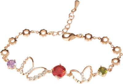 61% OFF on Super Drool Multicolored Ctystal Stone Studed Butterfly Alloy Bracelet 61% OFF on Super Drool Multicolored Ctystal Stone Studed Butterfly Alloy Bracelet