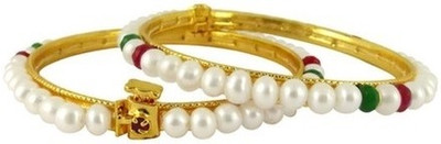 40% OFF on Amarsons Pearls Alloy Bangle Pack of 2 40% OFF on Amarsons Pearls Alloy Bangle Pack of 2