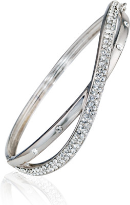 69% OFF on Eclat Brass Rhodium Plated Bracelet