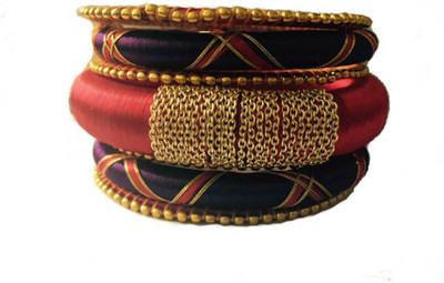 50% OFF on Kuhuk Thread Accessories Plastic Bangle Set Pack of 6