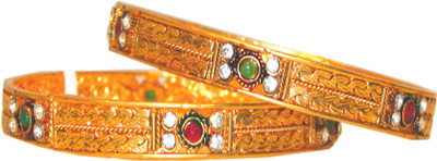 8% OFF on Bejeweled Copper Copper Plated Bangle Set Pack of 2 8% OFF on Bejeweled Copper Copper Plated Bangle Set Pack of 2