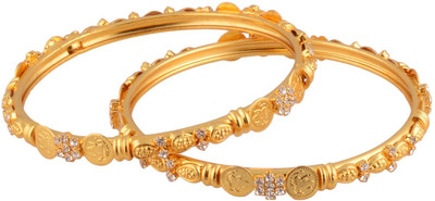 14% OFF on Exotica Trending Circle Copper Yellow Gold Plated Bangle Set Pack of 2 14% OFF on Exotica Trending Circle Copper Yellow Gold Plated Bangle Set Pack of 2
