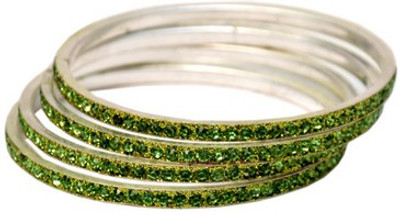 70% OFF on JaipurforYou Channel Setted Alloy Bangle Set Pack of 4