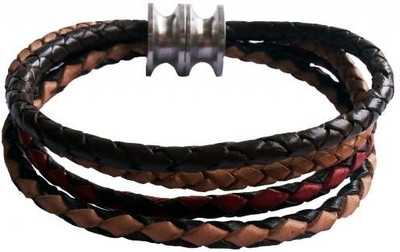 62% OFF on Cuero Leather Bracelet