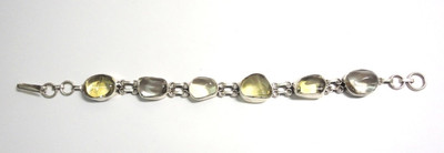 16% OFF on ShoppersCave Silver Citrine Bracelet