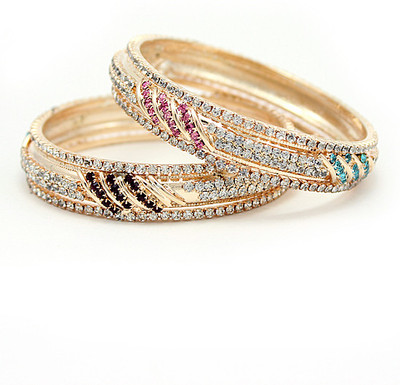 25% OFF on Monza Alloy Rose Gold Plated Bangle Set Pack of 2 25% OFF on Monza Alloy Rose Gold Plated Bangle Set Pack of 2