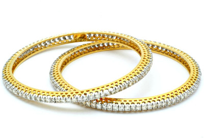 71% OFF on Signature Collection Jewelry Metal Rhodium Plated 18 Bangle Set Pack of 2 71% OFF on Signature Collection Jewelry Metal Rhodium Plated 18 Bangle Set Pack of 2