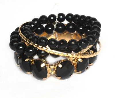 60% OFF on Sparkling Trinkets Black Alloy Bracelet
