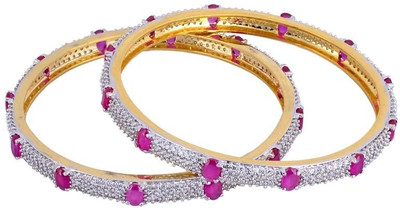 Gehnashop Brass Bangle Set Pack of 2 Gehnashop Brass Bangle Set Pack of 2