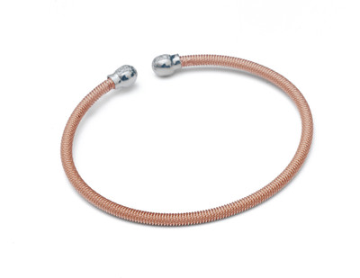 31% OFF on Silver Zing Silver Zircon? Rose Gold Plated Kada 31% OFF on Silver Zing Silver Zircon? Rose Gold Plated Kada