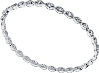 24% OFF on Lucera Silver Cubic Zirconia Bracelet