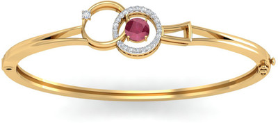 WearYourShine by PCJ The Synna Gold Diamond, Ruby 18 Bracelet