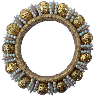 60% OFF on B-Fashionable Acrylic Yellow Gold Plated Bangle