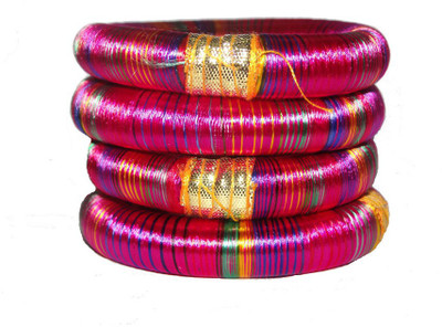 61% OFF on Kuhuk Thread Accessories Plastic Bangle Set Pack of 4