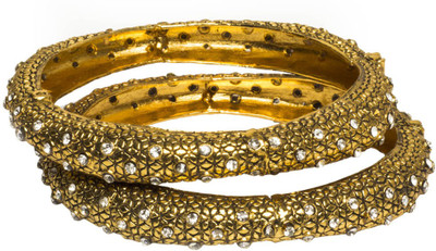 33% OFF on Joyas trendy look Brass Bangle Set Pack of 2