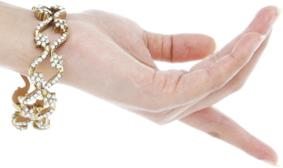 37% OFF on Aamoye Diamond Bangle Set in Antique Brass Gold Finish Alloy Bangle Set Pack of 2 37% OFF on Aamoye Diamond Bangle Set in Antique Brass Gold Finish Alloy Bangle Set Pack of 2