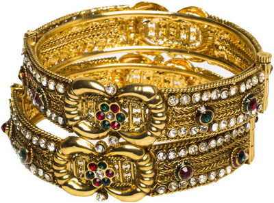 33% OFF on Joyas trendy look Copper Bangle Set Pack of 2