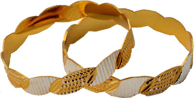 75% OFF on Czar Shine Brass Bangle Set Pack of 2