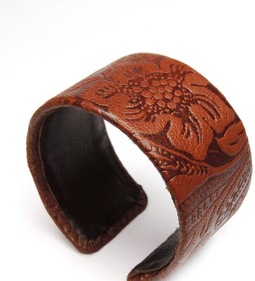 38% OFF on Silvantra Leather Cuff