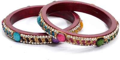 9% OFF on Lucky Lucky Lac Bangle Set Pack of 2