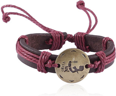 58% OFF on Jewelizer Faux - VIRGO Leather Bracelet