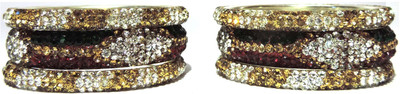 21% OFF on Aadhya B01_4 Brass, Alloy, Lac, Stone Bangle Set Pack of 6 21% OFF on Aadhya B01_4 Brass, Alloy, Lac, Stone Bangle Set Pack of 6