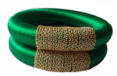 11% OFF on Kuhuk Thread Accessory Plastic Bangle Set Pack of 2