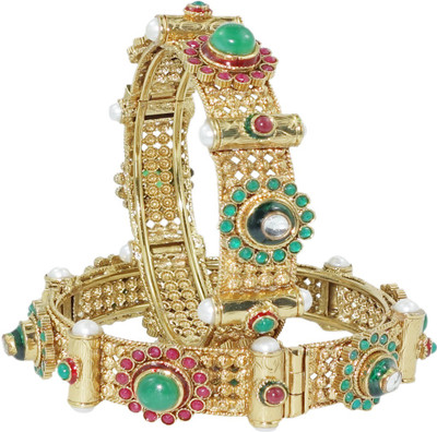 37% OFF on Anjan Prepossessing Traditional Golden Kada Alloy Bangle Set Pack of 2 37% OFF on Anjan Prepossessing Traditional Golden Kada Alloy Bangle Set Pack of 2