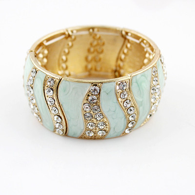 65% OFF on DressVilla Enamel Acrylic, Alloy Bracelet