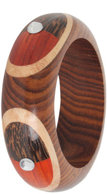 60% OFF on Favola Classic Wood Bangle