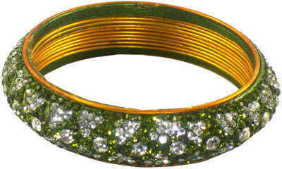 63% OFF on Abqa Hydrabadi Bangle Womens Delight Lac Zircon Bangle