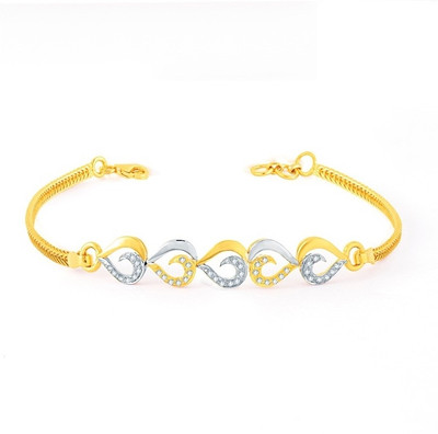 30% OFF on Jashn Sterling Silver 18K Yellow Gold Plated Bracelet