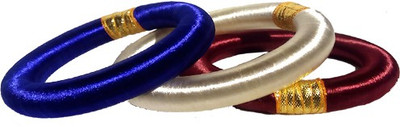 39% OFF on Royal Fancy Rubber Bangle Set Pack of 3