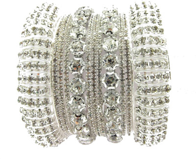 50% OFF on Aria l15 Alloy Enamel Plated Bangle Set Pack of 12