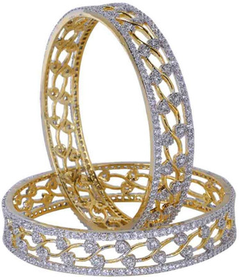 52% OFF on Jwells & More Alloy Bangle Set Pack of 2