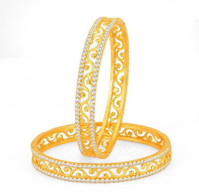 77% OFF on Sukkhi Copper Yellow Gold Bangle Set((Pack of 2)) 77% OFF on Sukkhi Copper Yellow Gold Bangle Set((Pack of 2))