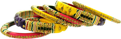 40% OFF on Jewellery.Creation Traditional Fashion Lac Bangle Set Pack of 6
