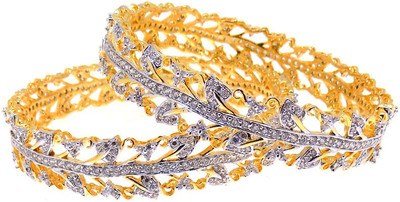 40% OFF on Aabhushan Jewels Fashion Alloy Cubic Zirconia Bangle Set Pack of 2 40% OFF on Aabhushan Jewels Fashion Alloy Cubic Zirconia Bangle Set Pack of 2