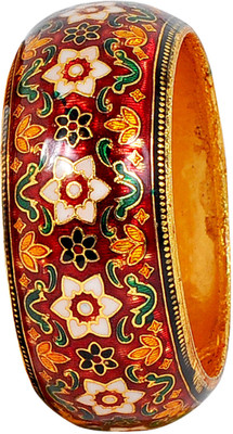 50% OFF on Maayra Chic Meenakari Brass Enamel Plated Bangle