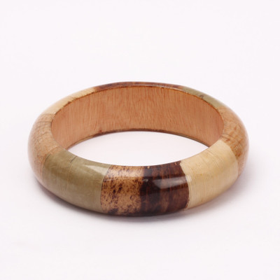 30% OFF on KhoobSurati Lavish Motley Wood Bangle
