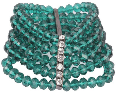 30% OFF on KhoobSurati American Diamond Cuts With Gem Studded Slab Glass Bracelet