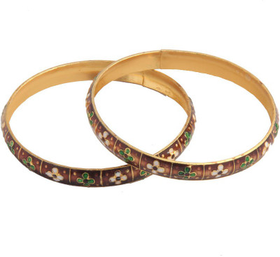 86% OFF on Nirosha Meena Alloy Bangle Set Pack of 2