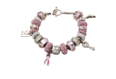 Bracialeto CZ Pink Silver Bracelet