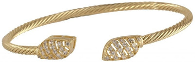 49% OFF on Siyora Brass Cubic Zirconia Yellow Gold Plated Kada 49% OFF on Siyora Brass Cubic Zirconia Yellow Gold Plated Kada
