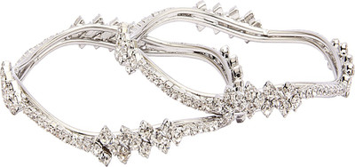 66% OFF on Vendee Fashion New Arrival Alloy Bangle Set Pack of 2