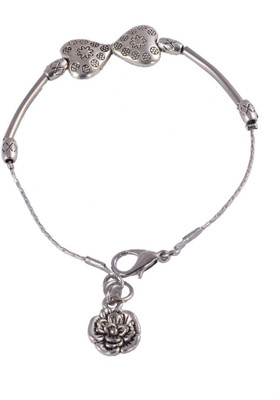 50% OFF on Jewelizer Tibetan Silver Alloy Charm Bracelet