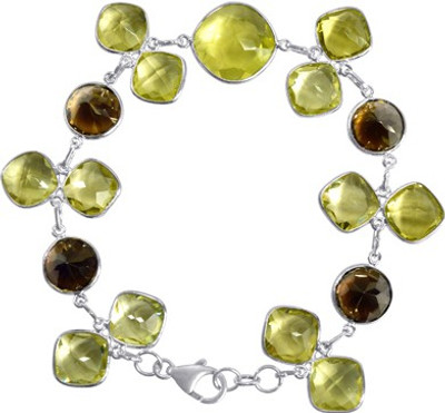 50% OFF on Arsh Crown Sky Dominion BR1255 Sterling Silver Quartz Sterling Silver Plated Bracelet