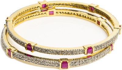 29% OFF on Joyas Stylish Brass Bangle Set Pack of 2 29% OFF on Joyas Stylish Brass Bangle Set Pack of 2