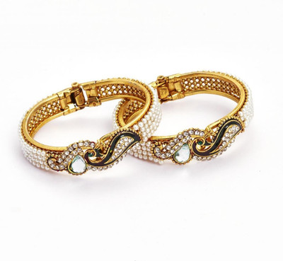 76% OFF on Adhira ADHJan4 Alloy 23K Yellow Gold Plated Bangle Set Pack of 2 76% OFF on Adhira ADHJan4 Alloy 23K Yellow Gold Plated Bangle Set Pack of 2