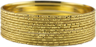 14% OFF on Tanya Fashion Metal Bangle Set Pack of 12